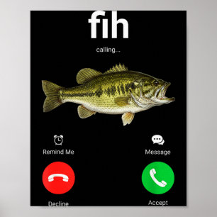 Fih Anruf Ablehnen Akzeptieren Lustiger Telefonanr Poster
