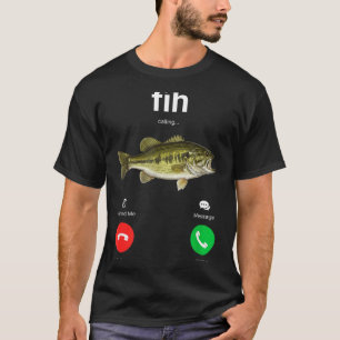 Fih Anruf Ablehnen Akzeptieren Lustiger Telefonanr T-Shirt