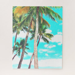 Fiji Bula Palmen Landschaft herausfordernd