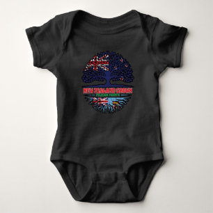 Fiji Fijian Neuseeländer New Zealander New Zealand Baby Strampler