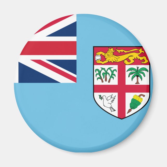 Fiji Flag Magnet (Vorne)
