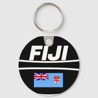 Fiji Flag Rugby Ball Schlüsselanhänger