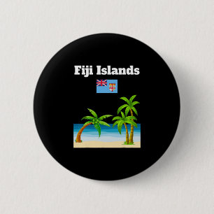 Fiji-Inseln Liebhaber Reise Souvenir Fidschianisch Button