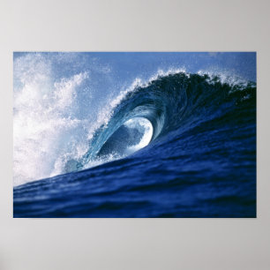 Fiji-Inseln, Tavarua, Cloudbreak. Eine Welle Poster