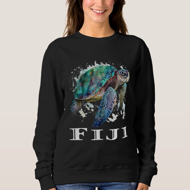 Fiji Islands Sea Turtle Fiji Sweatshirt (Vorderseite)