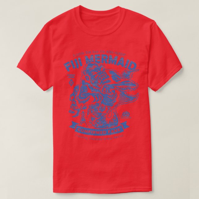 Fiji Mermaid Cryptids Club Falldatei T-Shirt (Design vorne)