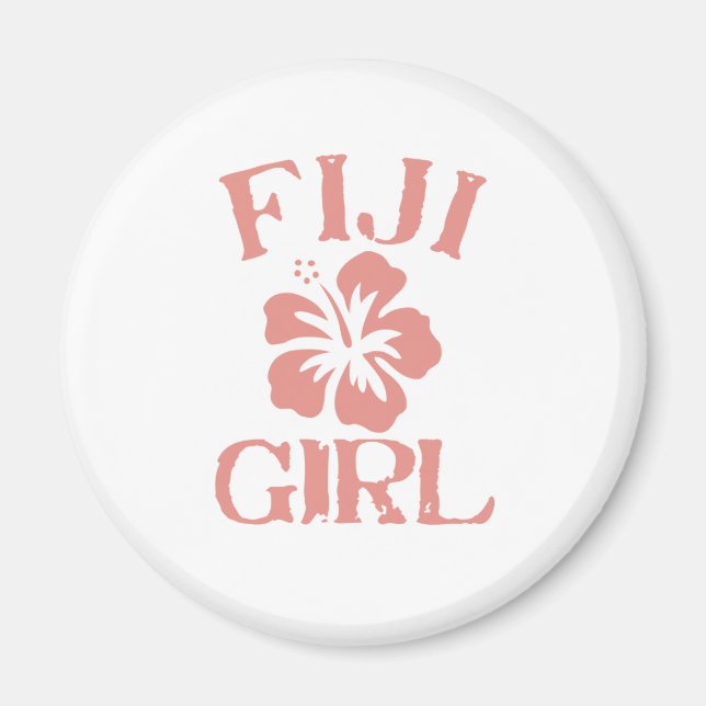 Fiji Pink Girl Magnet (Vorne)