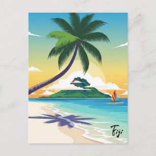 Fiji Reise Postkarte