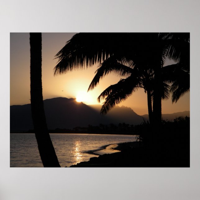Fiji Sunrise Poster (Vorne)