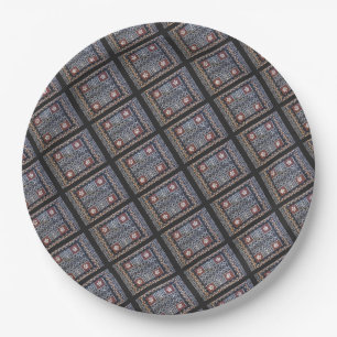 Fiji Tapa Barkcloth Pappteller