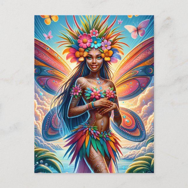 Fijian Fairy Postkarte (Vorderseite)