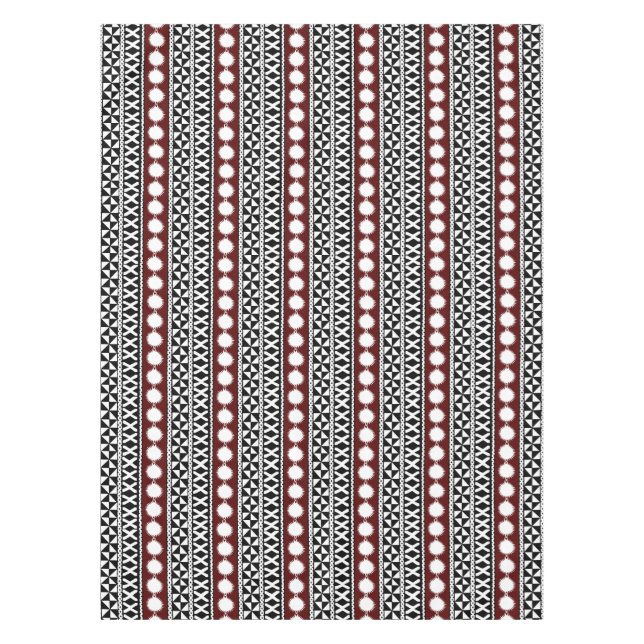 Fijian Print Table Tuch Tischdecke (Vorderseite)