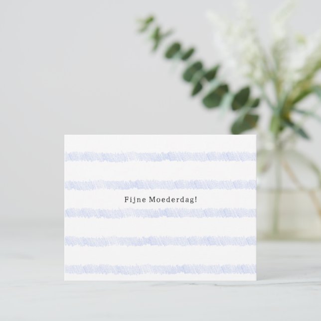 Fijne Moederdag Lieve Mama Moeder Kaart Postkarte (Stehend Vorderseite)