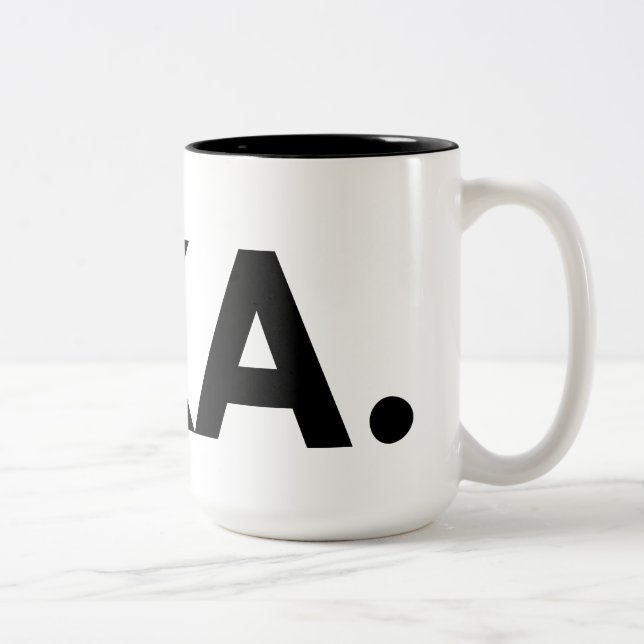 Fika Bold Mug à café bicolore (Droit)