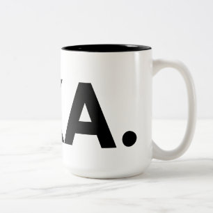 Fika Bold Zwei-Töne-Kaffee-Tasse Zweifarbige Tasse