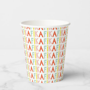 Fika Colors Pappbecher