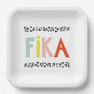 Fika Colors Pappteller