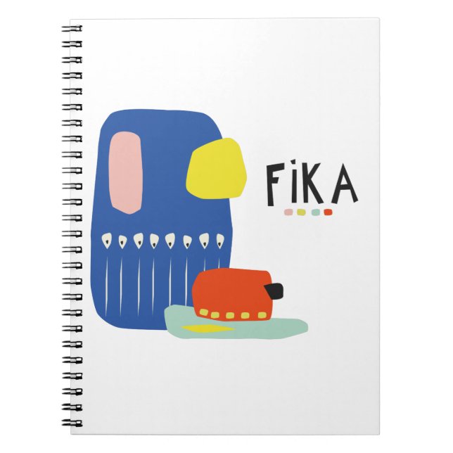 Fika Déco-Notebook Notizblock (Vorderseite)