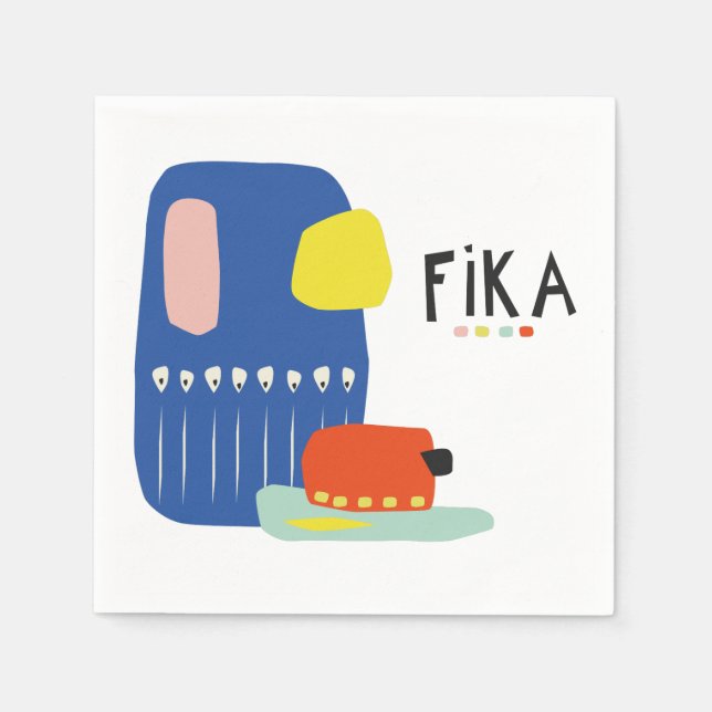 Fika Déco Paper Napkin Serviette (Vorderseite)
