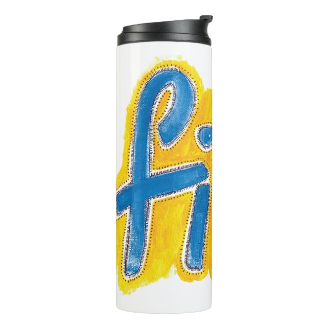 Fika Dots Thermal Tumbler Thermosbecher (Nach links gedreht)
