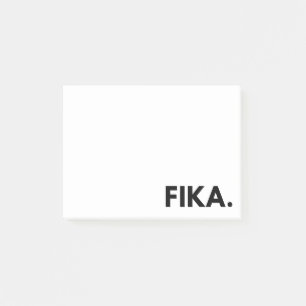 FIKA. Fettformatige Post-it-Hinweise Post-it Klebezettel