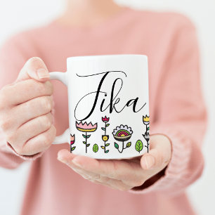 Fika im glücklichen Garten Kaffeetasse