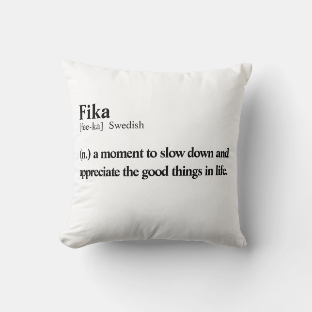 Fika-Throw-Kissen Kissen (Vorderseite)
