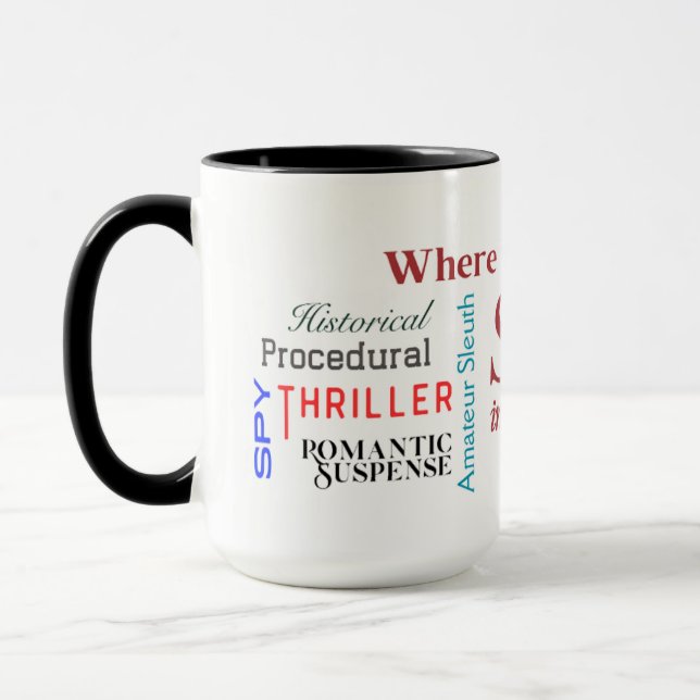 Fiktion der Kriminalität Tasse (Links)