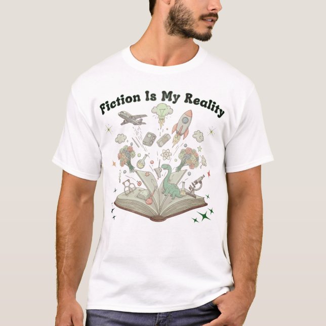 Fiktion ist meine Realität : Buchen Sie Lover Fant T-Shirt (Vorderseite)