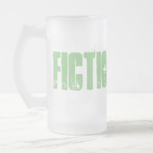Fiktion verfolgt Bier-Tasse Mattglas Bierglas