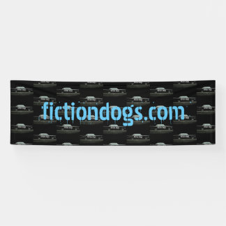 Fiktion verfolgt Fahne Banner