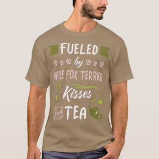 Fil Fox Terrier Baisers et Tea T-Shirt