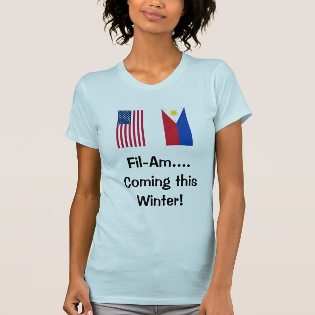 Fil-Sind Schwangerschafts-Shirt T-Shirt (Vorderseite)