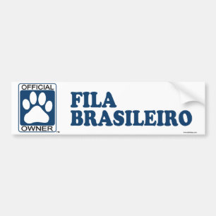 Fila Brasileiro Blau Autoaufkleber