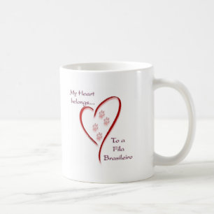 Fila Brasileiro Heart Belongs Kaffeetasse