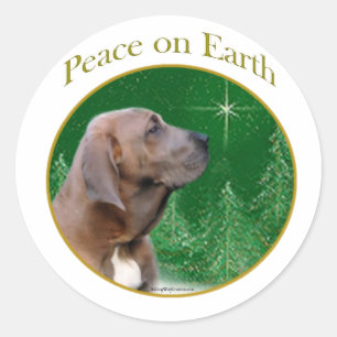 Fila Brasileiro Peace Runder Aufkleber