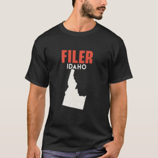 Filer Idaho USA Staat Amerika Reisen Idahoan T-Shirt