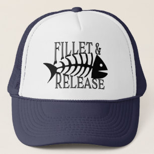 Filet and Release Funny Fishing Truckerkappe