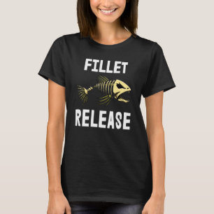 Filettrelease Tee Skelett Fischgräten Tees scharfe