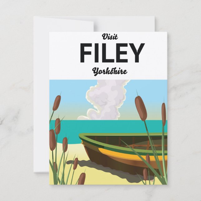 Filey, Yorkshire Seaside Poster (Vorderseite)