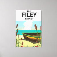 Filey, Yorkshire Seaside Poster