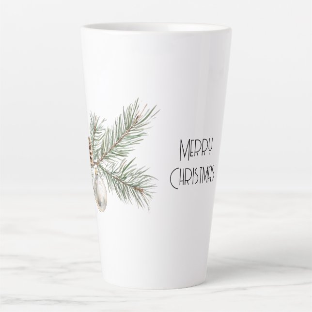 Filiale und Ornament der Heiligen Pine Cones Milchtasse (Vorderseite)