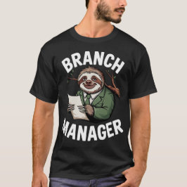 Filialleiter Faultier Lustig T-Shirt