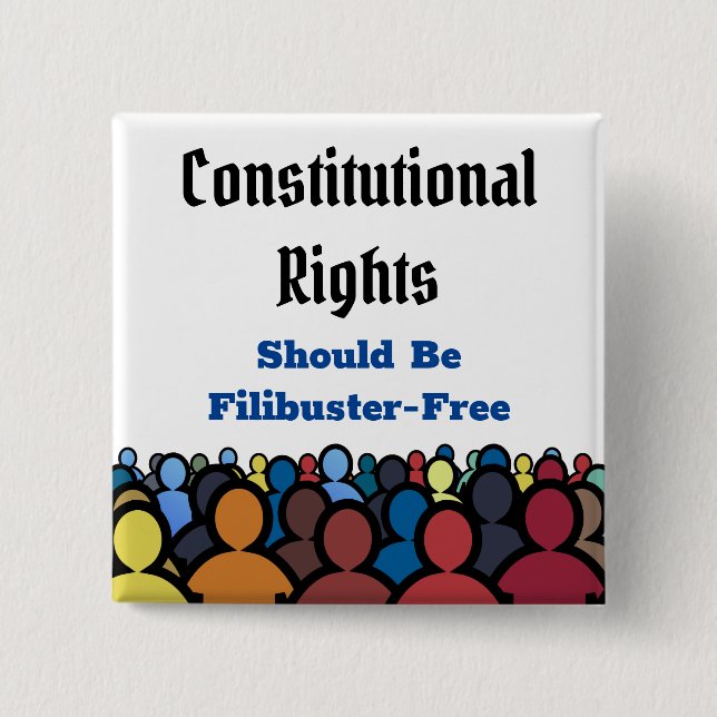 Filibuster Free Button (Vorderseite)