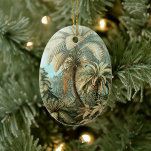 Filicinae von Ernst Haeckel, alte Farnpflanzen Keramik Ornament
