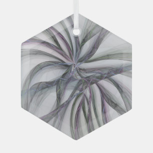 Filigran-Bewegungen Moderne Abstrakte Schwungvolle Ornament Aus Glas