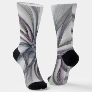 Filigrane Bewegungen Modernes abstraktes schwingen Socken