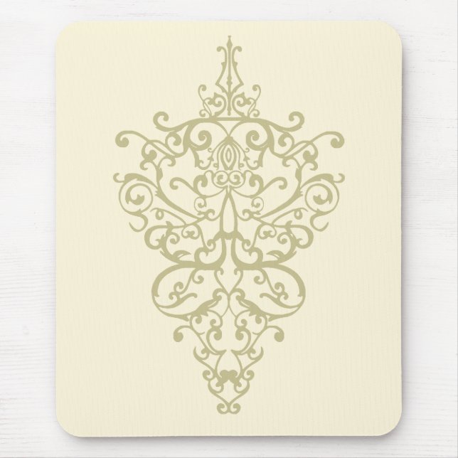 filigrane gelb mousepad (Vorne)