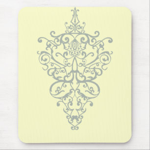 filigranes Grün Mousepad