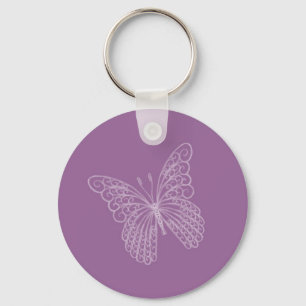 Filigree Butterfly Key Chain in Lila Schlüsselanhänger